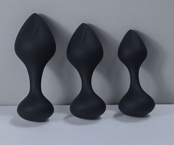 Clit Vibrators Black butt plug03