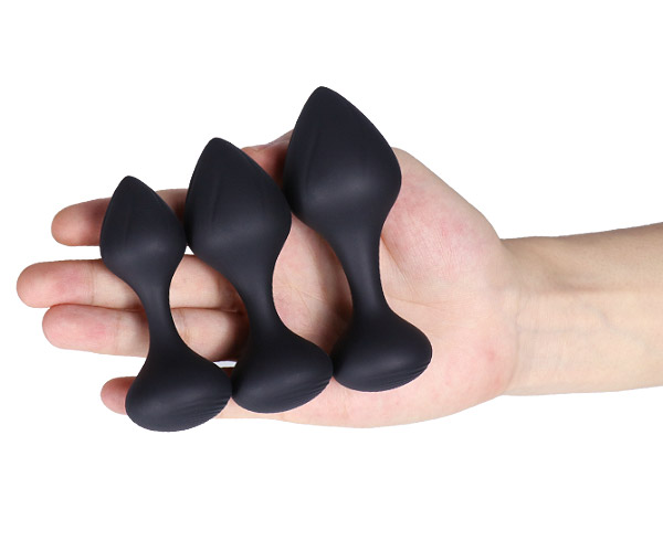 Clit Vibrators Black butt plug06