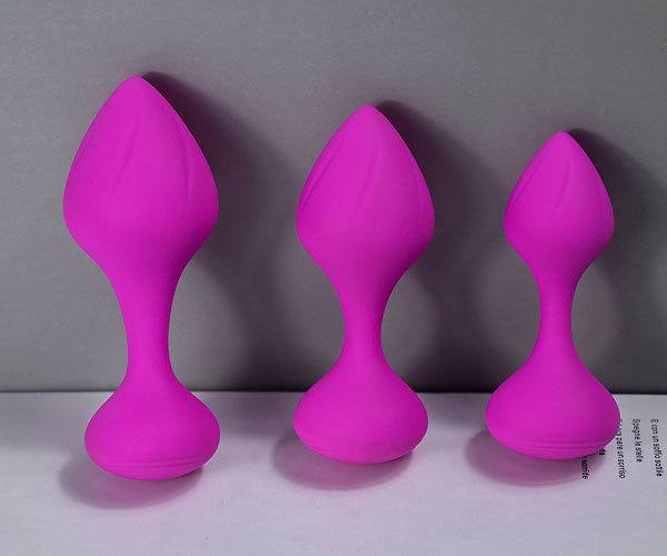 Clit Vibrators red butt plug04