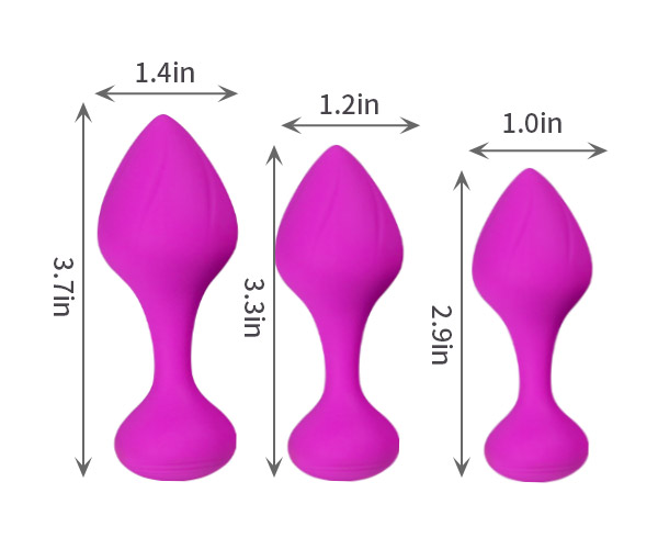 Clit Vibrators red butt plug05