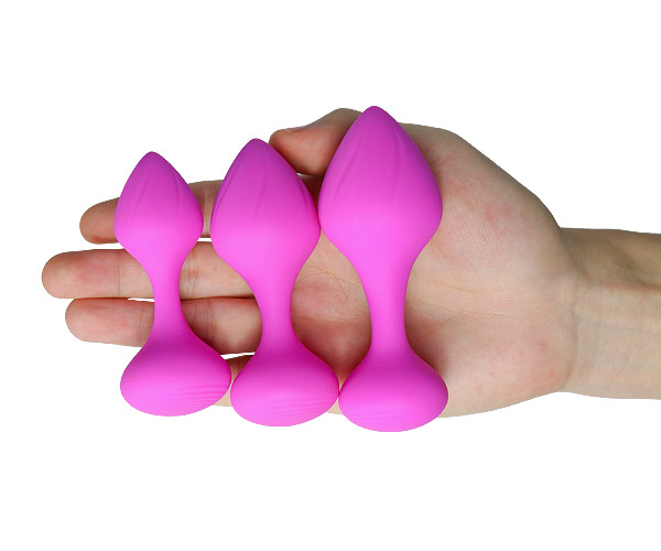 Clit Vibrators red butt plug06